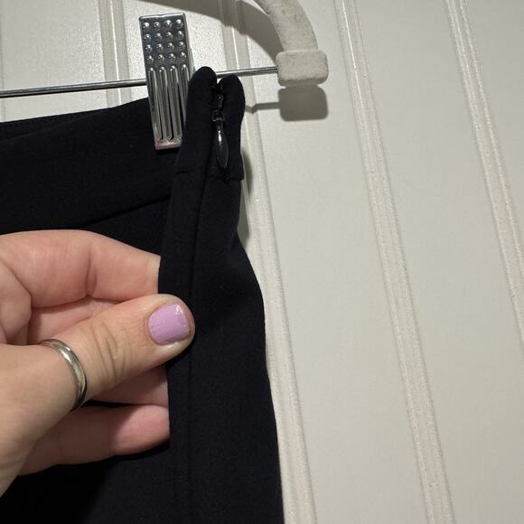 Tory Burch Maude Legging Pants Navy Blue NEW Size 2 - Picture 4 of 8